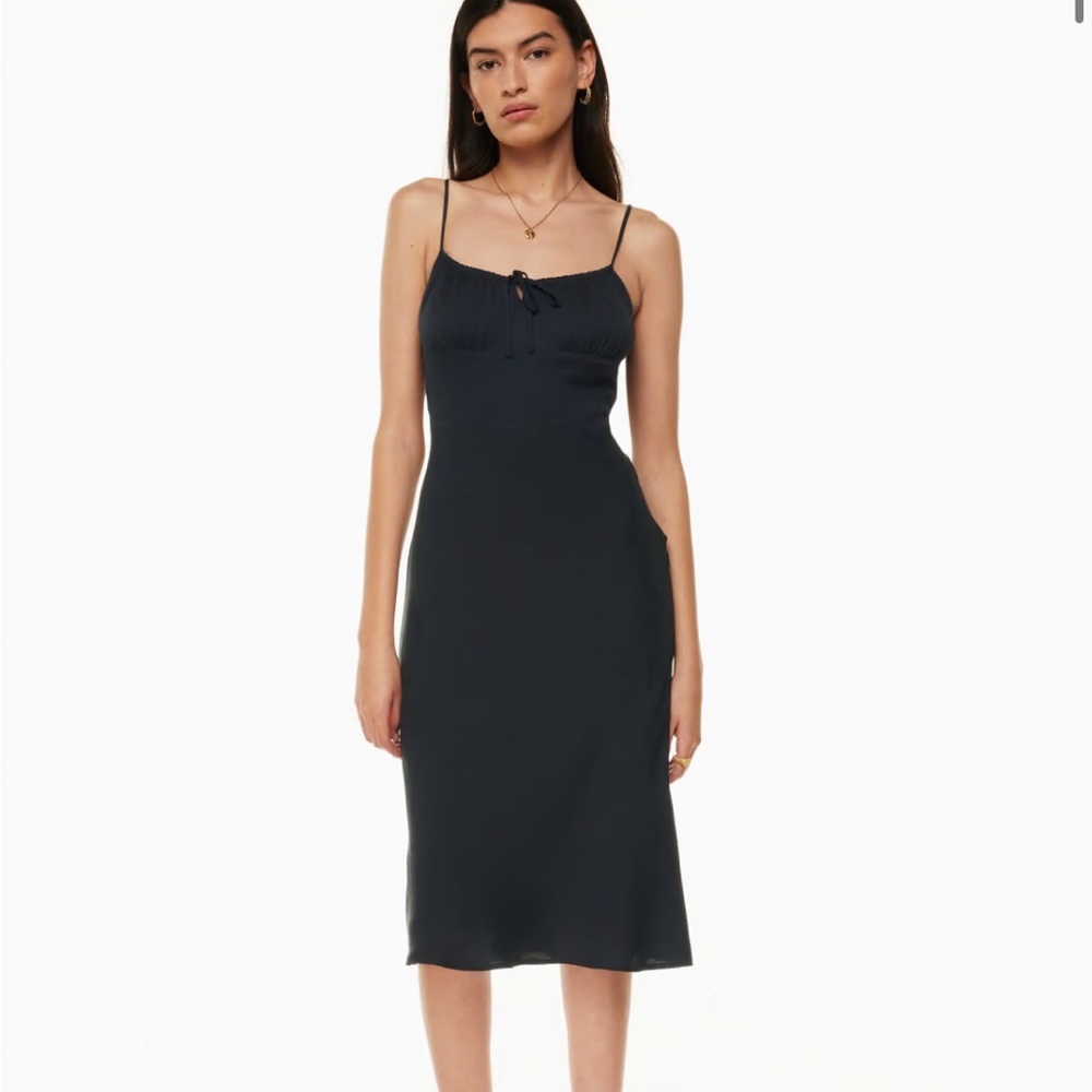 Aritzia - Bellow Midi Dress - Black - Size 6 - NWT